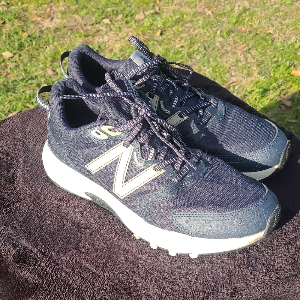 New Balance Mens Dark Blue Athletic Shoes Size 10